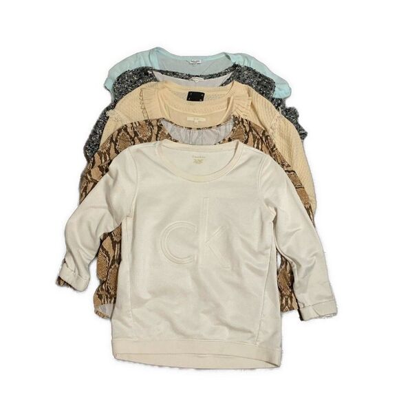 Designer Calvin Klein Club Monaco Splendid Eliot Tops Sweaters Lot 6 #13 - Picture 3 of 5